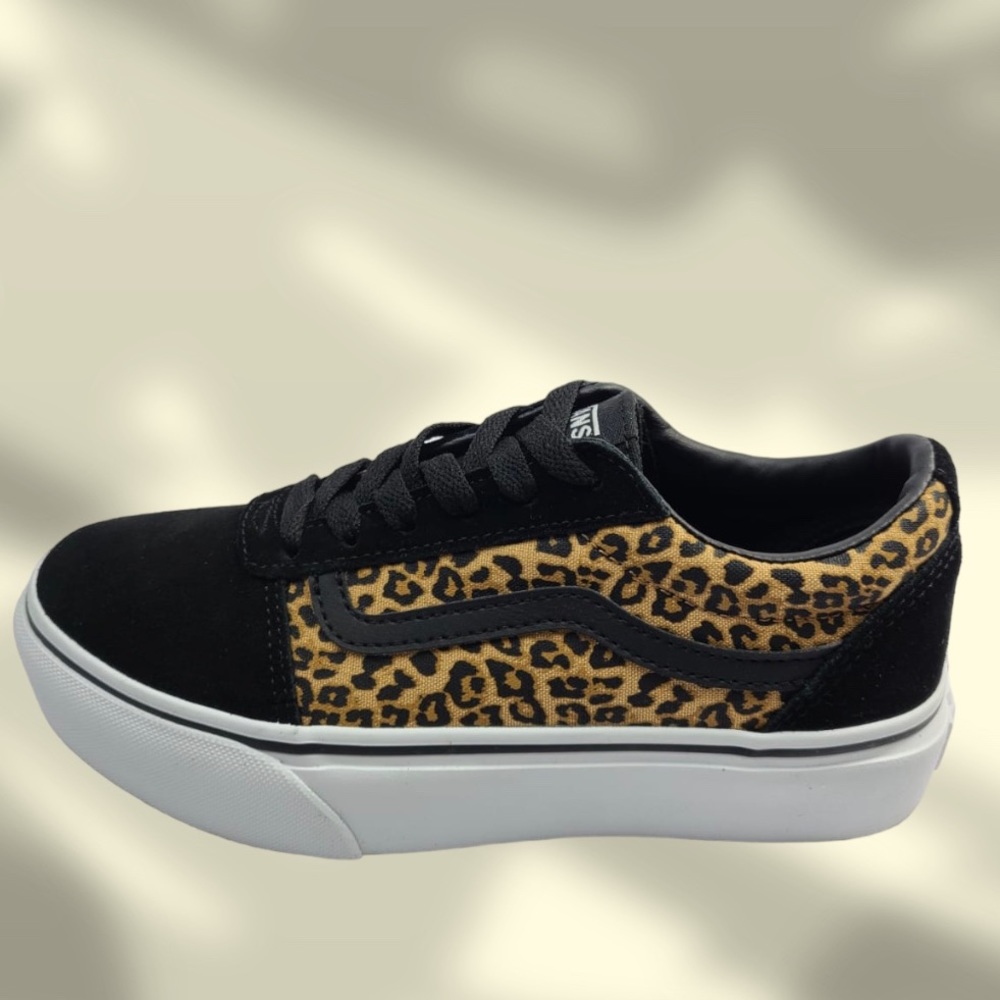 Vans Cheetah Print Ward Platform Sneaker - Picture 4 of 9